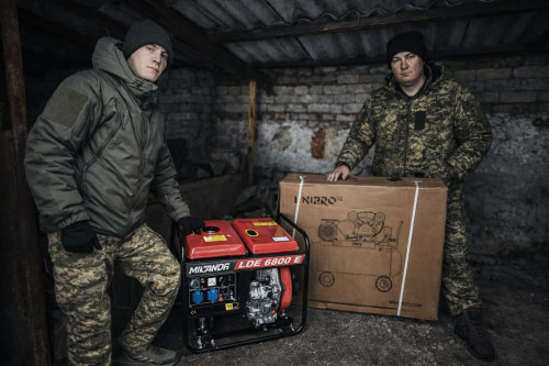 Фондом було передано обладнання для майстерні 110 окремої механізованої бригади ім. генерал-хорунжого Марка Безручка