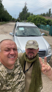 Засновник фонду передав і  фондом було здійснено ремонт автомобіля для військових