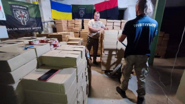 Благодійний фонд Сергія Березенка Спільна Справа закуповує та передає  батальйону Госпітальєри необхідні запаси харчових наборів