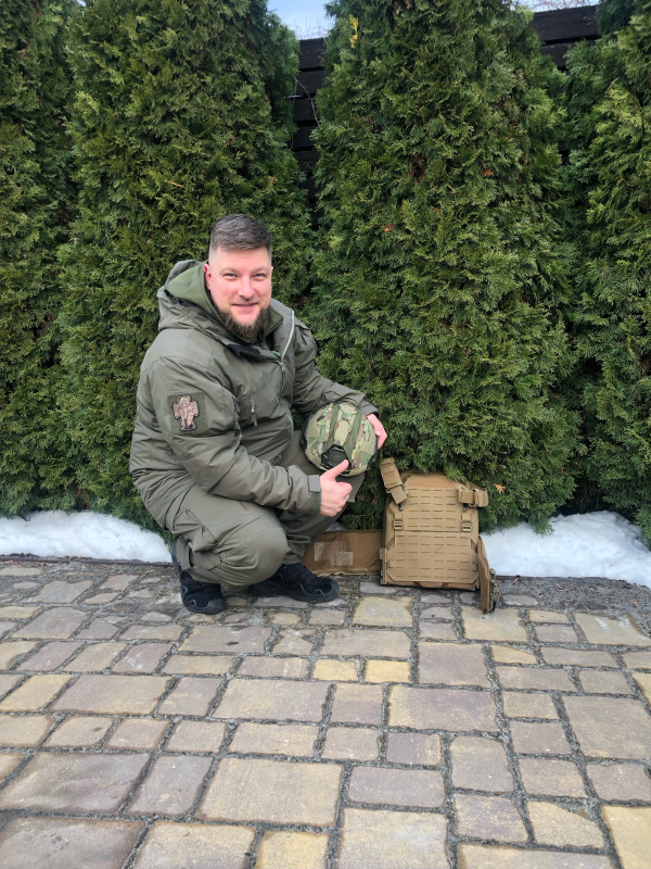 Броньовану військову амуніцію було передано фондом одному з військових