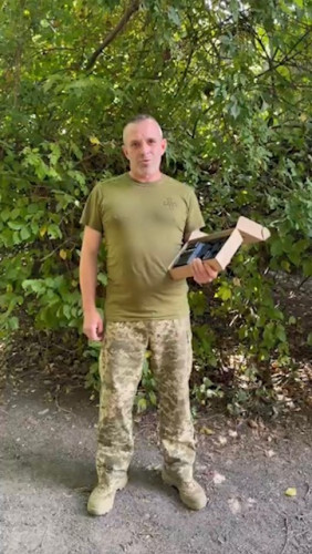 Вже другий пристрій «Чуйка» було передано Фондом, нашим військовим на Запорізький напрямок