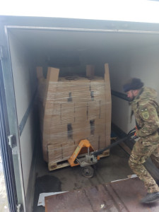 Шосту партію харчових наборів було передано медичному батальону "Госпітальєри"